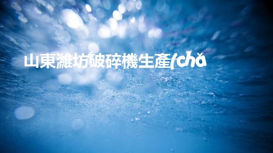 山東濰坊破碎機生產(chǎn)廠家